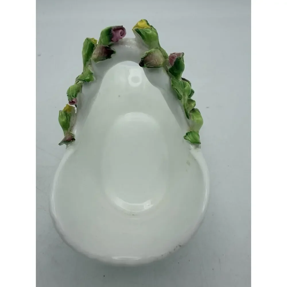 Coalport Bone China Small Floral English Basket - Made in England